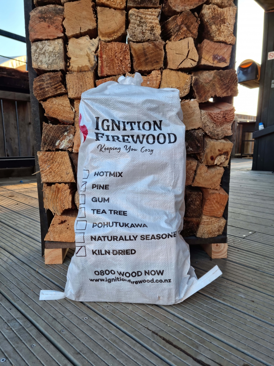 Oak Bag Ignition Firewood
